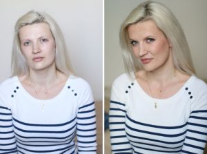 before and after makeup 3