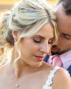Natural bridal makeup in Hampshire, UK.