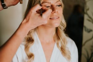 Natural bridal makeup in Hampshire, UK.